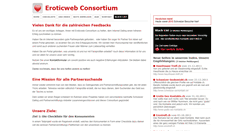Desktop Screenshot of eroticweb-consortium.com