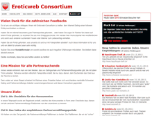 Tablet Screenshot of eroticweb-consortium.com